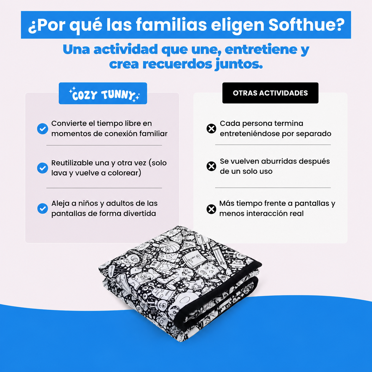 Cozy Tunny™ manta para colorear