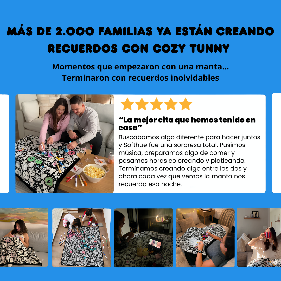 Cozy Tunny™ manta para colorear