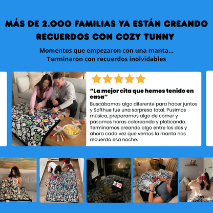 Cozy Tunny™ manta para colorear